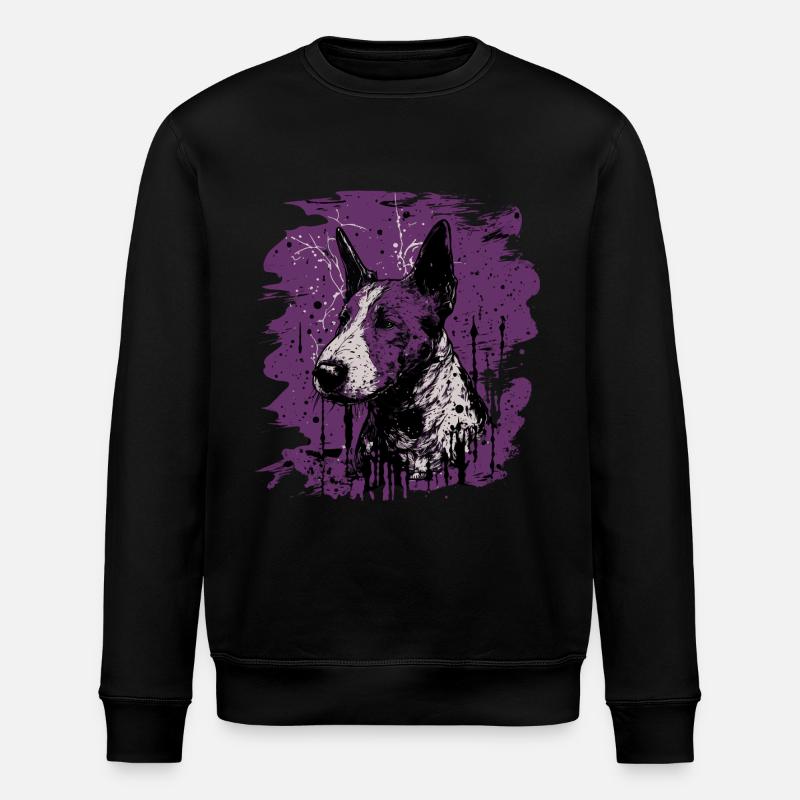 Bullterrier - Stanley/Stella Unisex Bio-Sweatshirt ROLLER - Schwarz