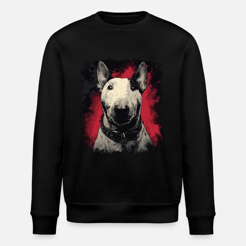 Bull terrier - Sweat bio ROLLER Stanley/Stella Unisexe - noir