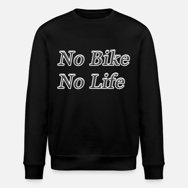 No Bike No Life - Sweat bio ROLLER Stanley/Stella Unisexe - noir