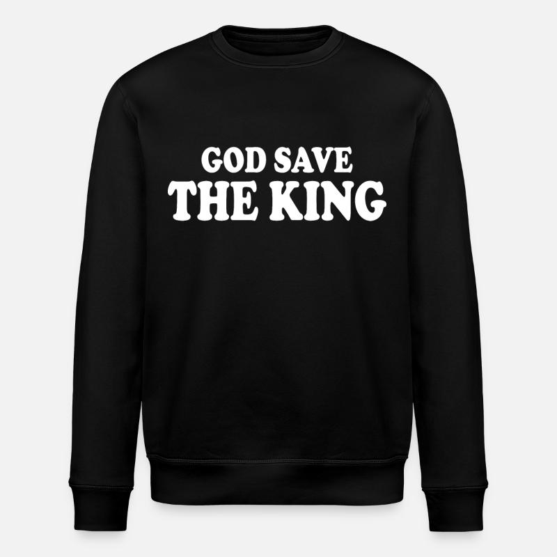 god save the king - Sweat bio ROLLER Stanley/Stella Unisexe - noir
