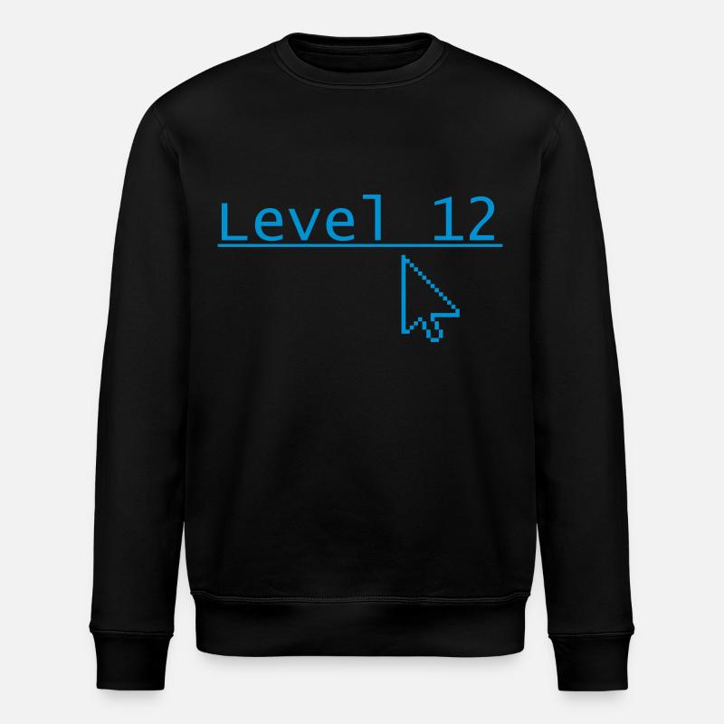 Level 12 - Stanley/Stella Unisex Bio-Sweatshirt ROLLER - Schwarz