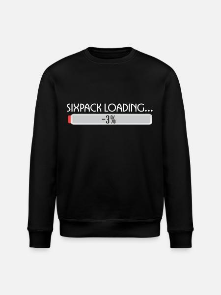 SIXPACK LOADING-2 - Stanley/Stella Unisex Bio-Sweatshirt ROLLER - Schwarz