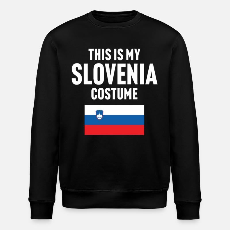 C’est mon costume de Slovénie - Sweat bio ROLLER Stanley/Stella Unisexe - noir