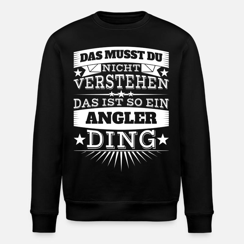 Angler Ding - Stanley/Stella Unisex Bio-Sweatshirt ROLLER - Schwarz
