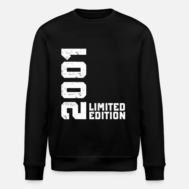 2001 Limited Edition - Stanley/Stella ROLLER Unisex Organic Sweatshirt - black