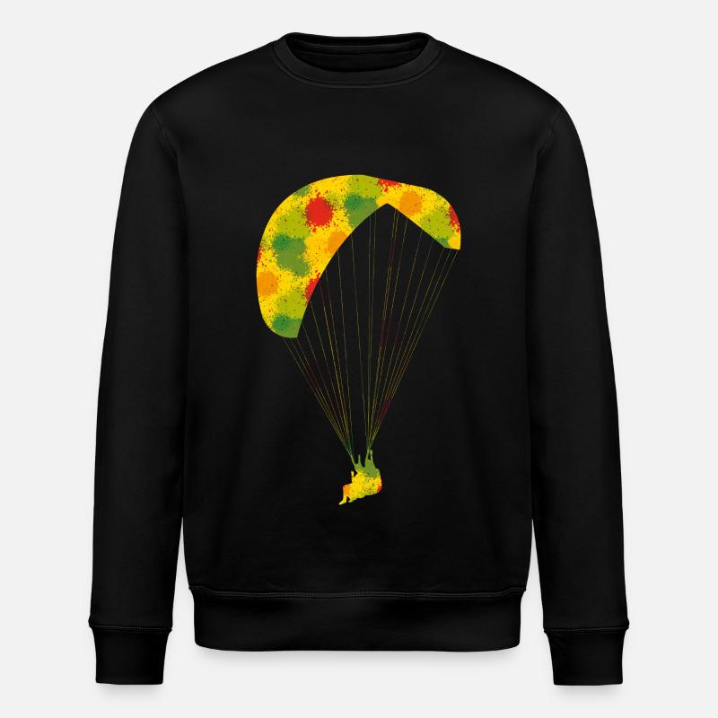 Gleitschirm - Stanley/Stella Unisex Bio-Sweatshirt ROLLER - Schwarz