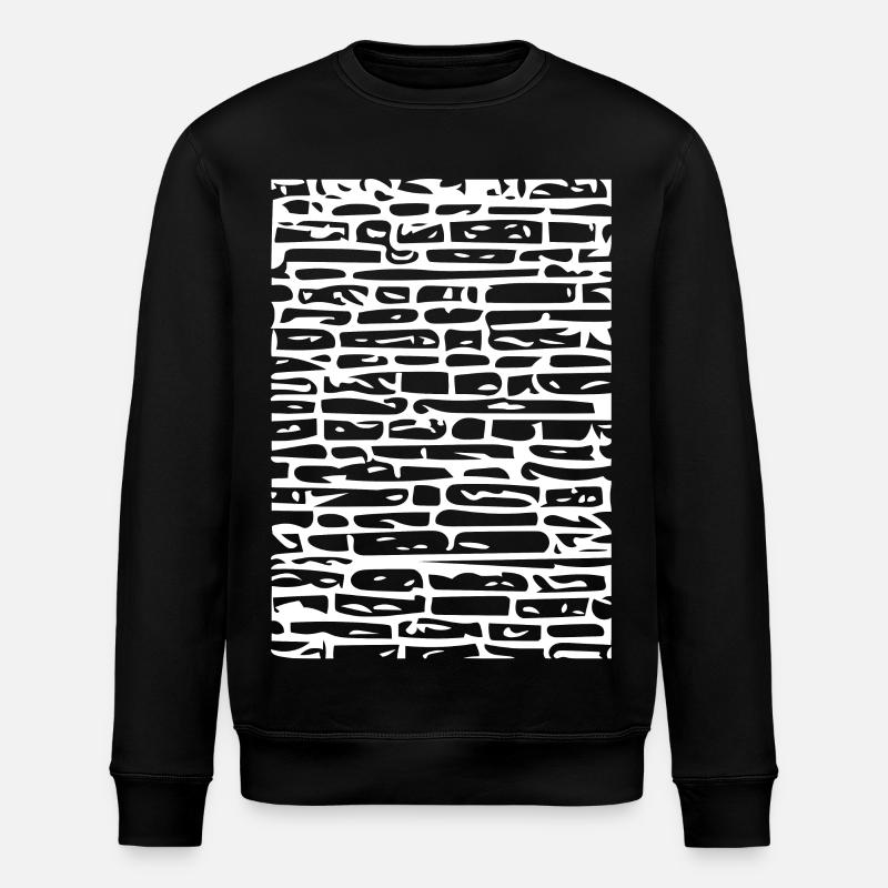 Wand Skizze - Stanley/Stella Unisex Bio-Sweatshirt ROLLER - Schwarz