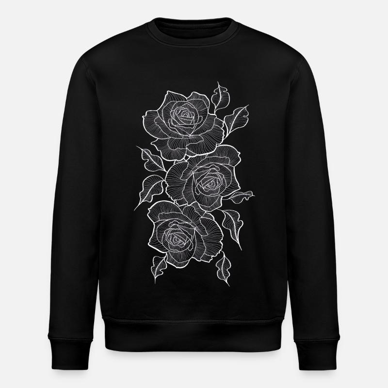 Rose - Sweat bio ROLLER Stanley/Stella Unisexe - noir