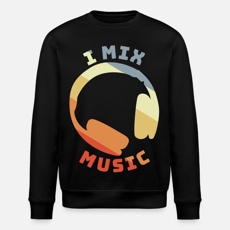DJ Zitat - Stanley/Stella Unisex Bio-Sweatshirt ROLLER - Schwarz