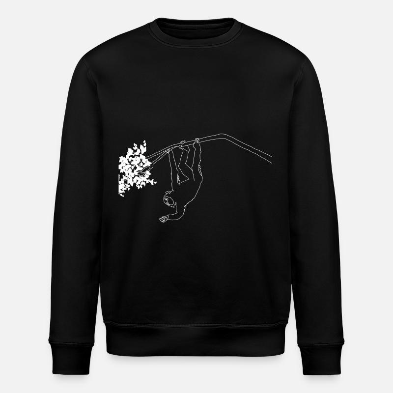 Singe lineart - Sweat bio ROLLER Stanley/Stella Unisexe - noir