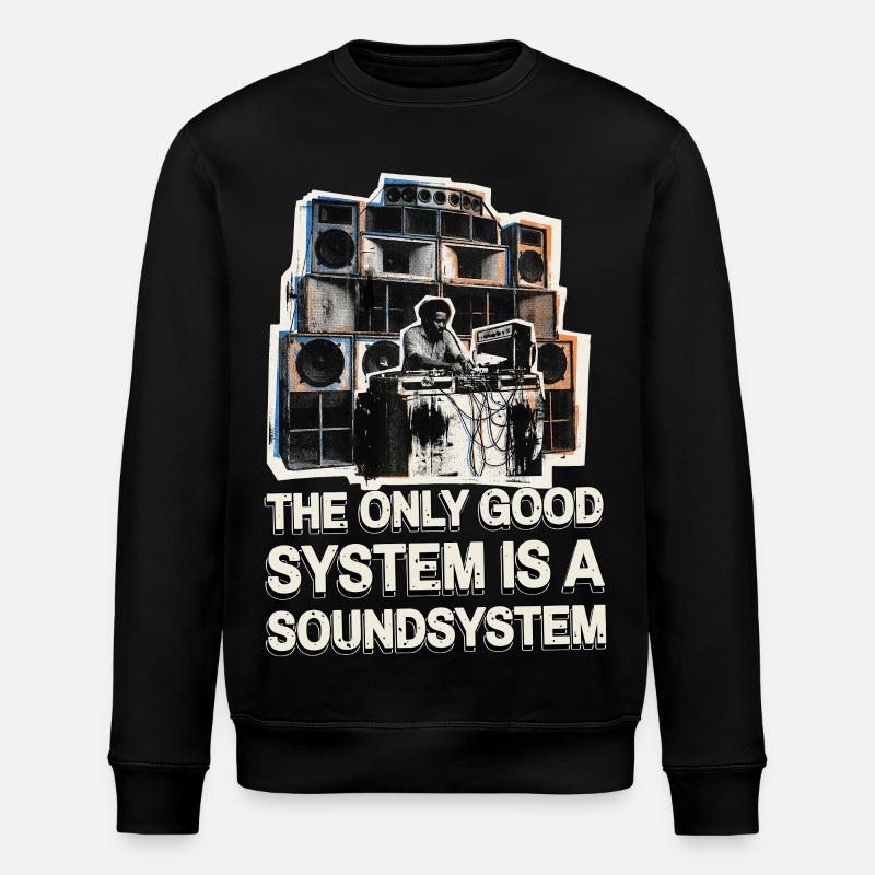 Doublage Soundsystem - Sweat bio ROLLER Stanley/Stella Unisexe - noir