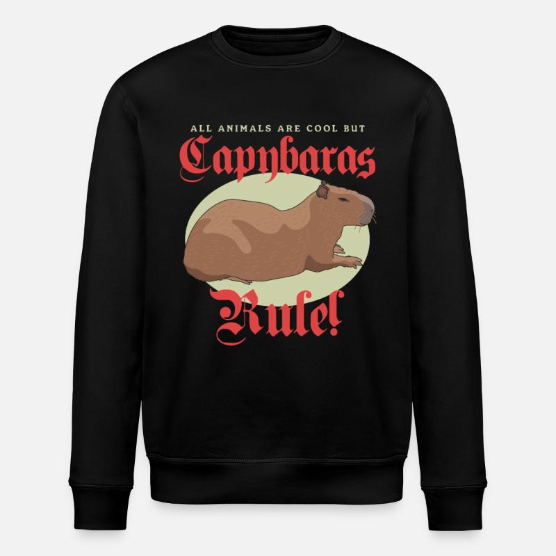 Capybara Capybaras Capybaras Capybara Cadeau - Sweat bio ROLLER Stanley/Stella Unisexe - noir