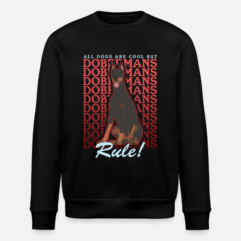 Doberman Dog Propriétaire Chien Cadeau - Sweat bio ROLLER Stanley/Stella Unisexe - noir