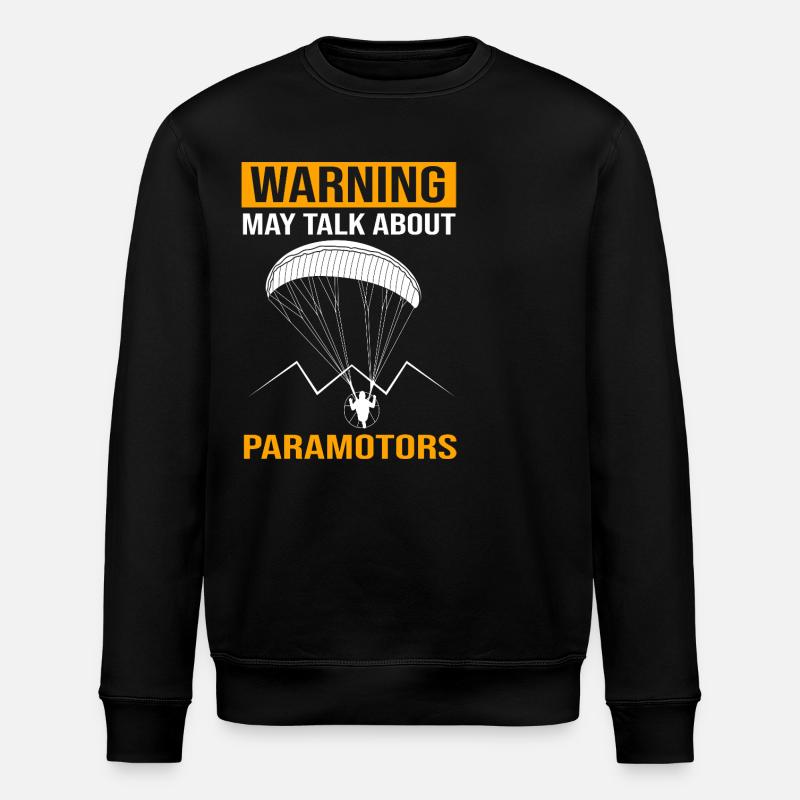 Gleitschirmflieger Gleitschirmfliegen Paragliding - Stanley/Stella ROLLER Unisex Organic Sweatshirt - black