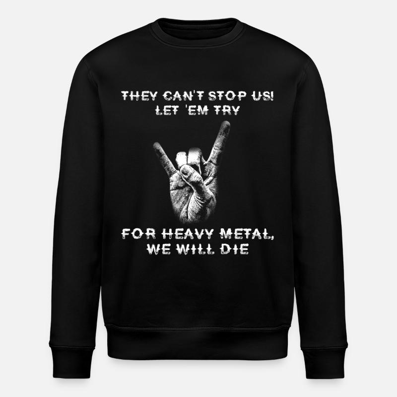 Heavy Metal - Sweat bio ROLLER Stanley/Stella Unisexe - noir