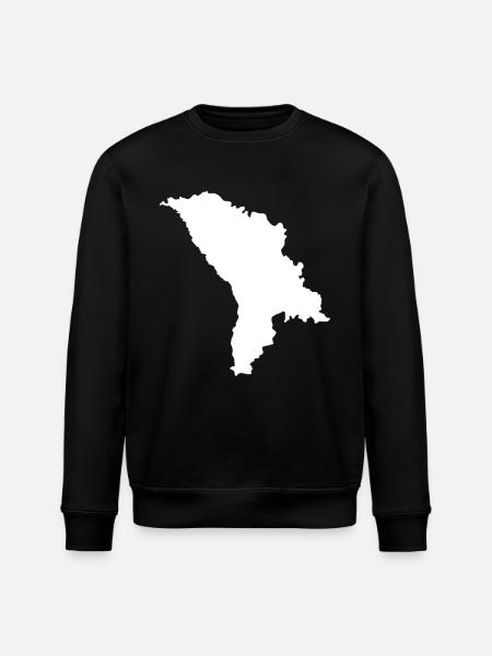 Moldova Original Gift Idea - Stanley/Stella ROLLER Unisex Organic Sweatshirt - black