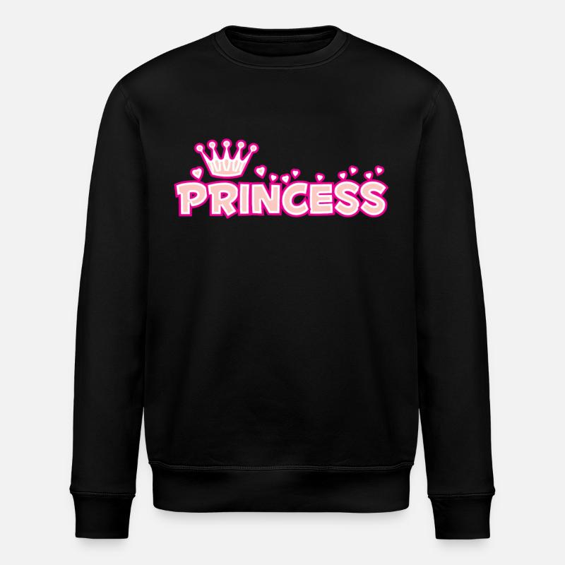 Princess - Stanley/Stella Unisex Bio-Sweatshirt ROLLER - Schwarz
