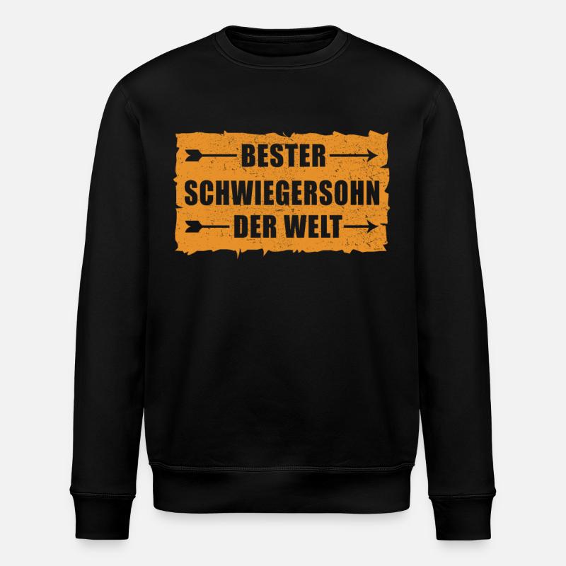 Bester Schwiegersohn Geschenk | Schwiegersöhne - Stanley/Stella Unisex Bio-Sweatshirt ROLLER - Schwarz