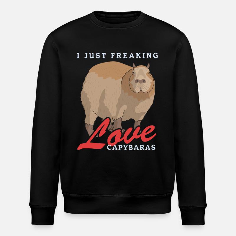 Capybara Capybaras Capybara Capybara Cadeau - Sweat bio ROLLER Stanley/Stella Unisexe - noir