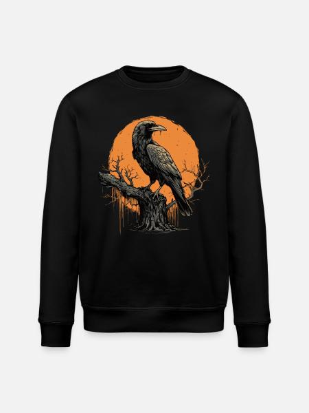 Raven - Stanley/Stella ROLLER Unisex Organic Sweatshirt - black