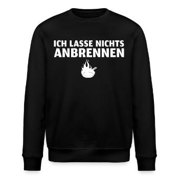 Küchenchef Kochen Hobbykoch - Stanley/Stella Unisex Bio-Sweatshirt ROLLER - Schwarz - Vorne - Nik (191cm)