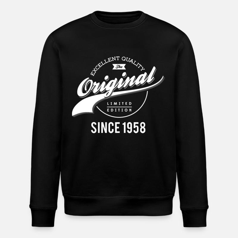 Original 1958 - Stanley/Stella ROLLER Unisex Organic Sweatshirt - black