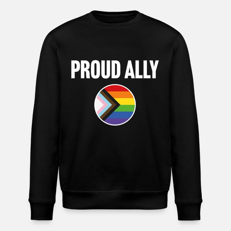 Proud Ally - Stanley/Stella ROLLER Unisex Organic Sweatshirt - black