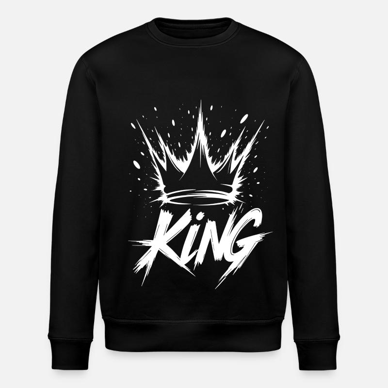 König Krone Splash King Couronne - Sweat bio ROLLER Stanley/Stella Unisexe - noir