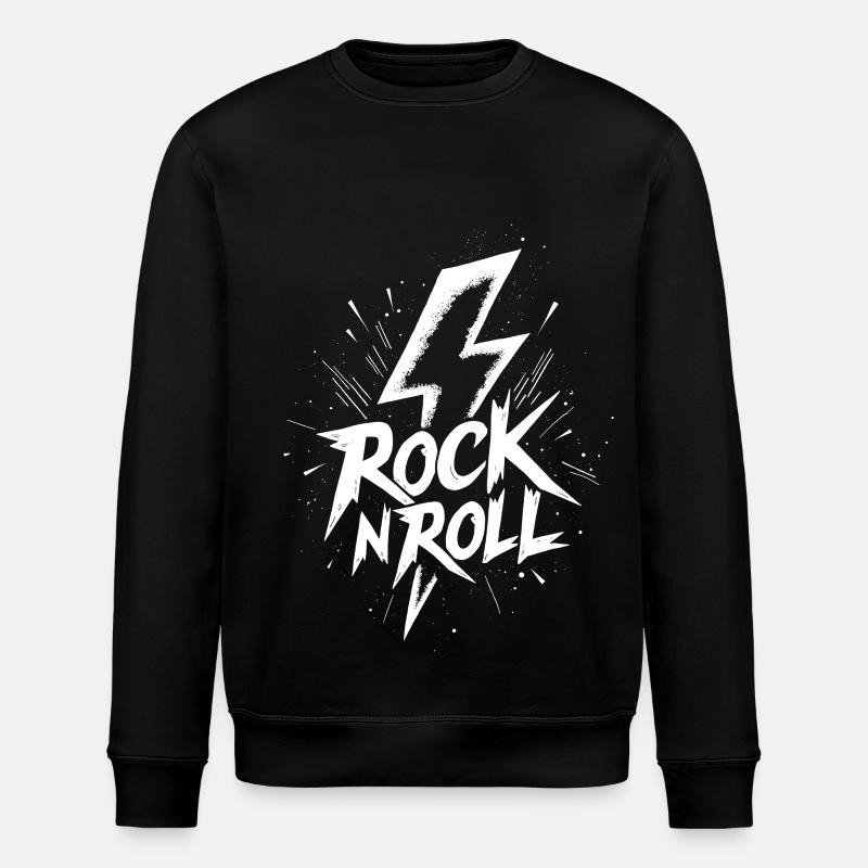 Rock 'n' Roll Blitz - Stanley/Stella ROLLER Unisex Organic Sweatshirt - black