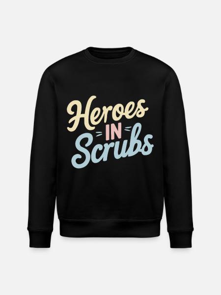 nurse in intensive care, - Stanley/Stella ROLLER Unisex Organic Sweatshirt - black