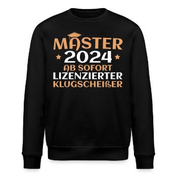 Masterprüfung bestanden 2024 Master - Stanley/Stella Unisex Bio-Sweatshirt ROLLER - Schwarz - Vorne - Nik (191cm)