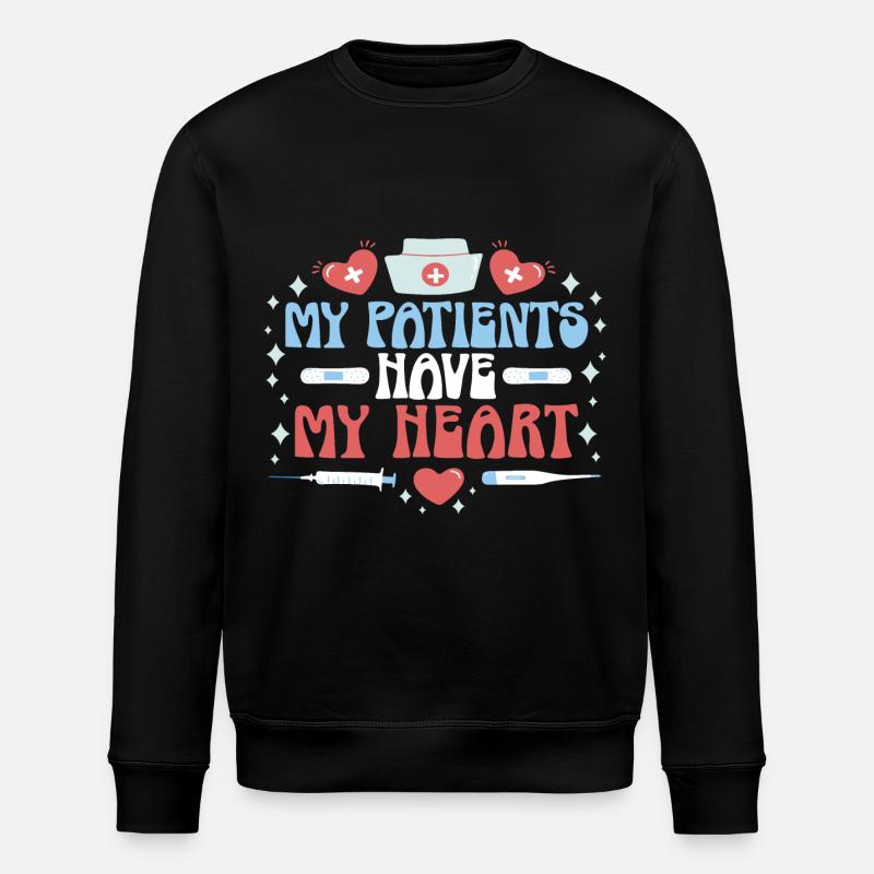 Saint-Valentin 14 février Soins infirmiers - Sweat bio ROLLER Stanley/Stella Unisexe - noir