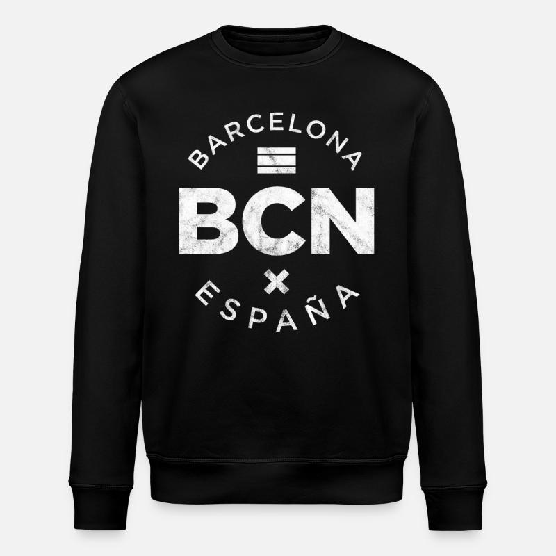 BCN, Barcelone - Sweat bio ROLLER Stanley/Stella Unisexe - noir