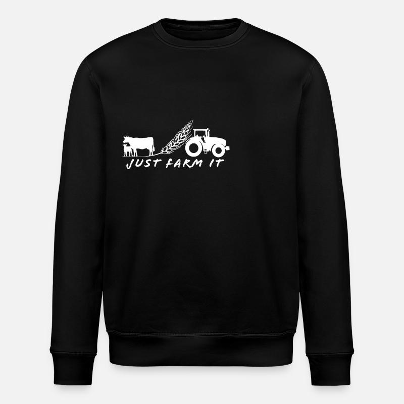 just farm it - Stanley/Stella Unisex Bio-Sweatshirt ROLLER - Schwarz