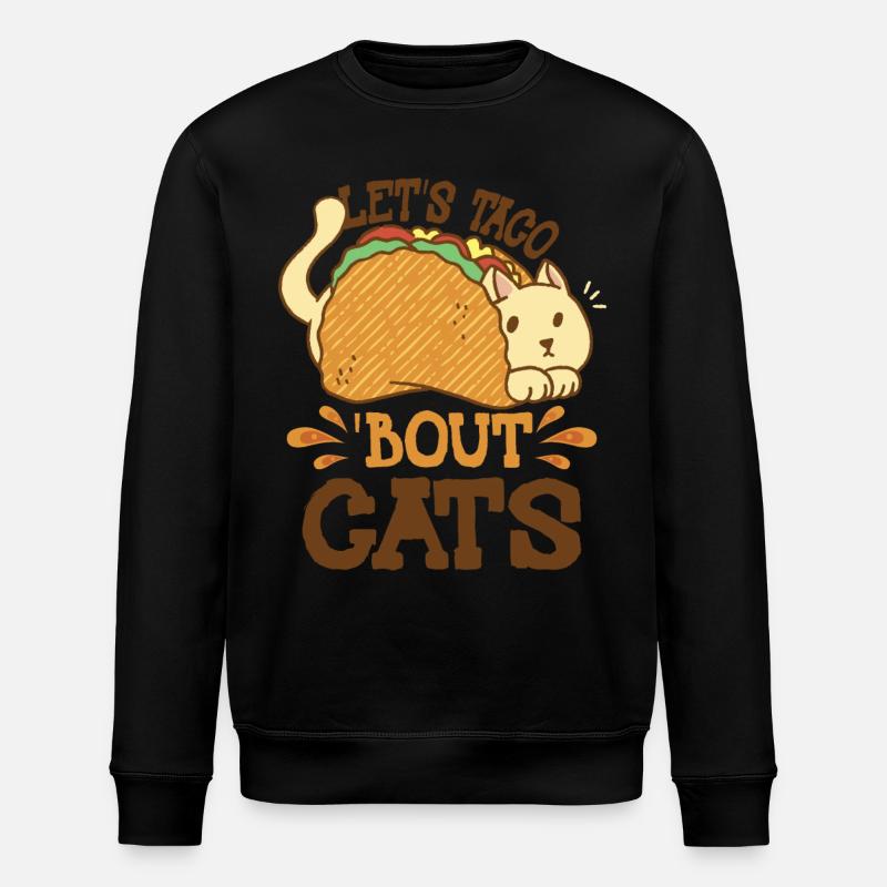 Let’s Taco Bout Cats Catlover - Sweat bio ROLLER Stanley/Stella Unisexe - noir