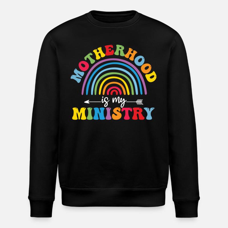 La maternité est mon ministère - Sweat bio ROLLER Stanley/Stella Unisexe - noir