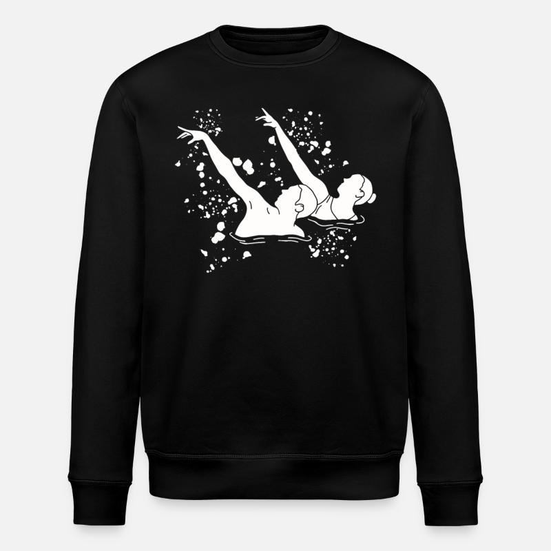 Artistic Swim Team Synchronschwimmen - Stanley/Stella Unisex Bio-Sweatshirt ROLLER - Schwarz