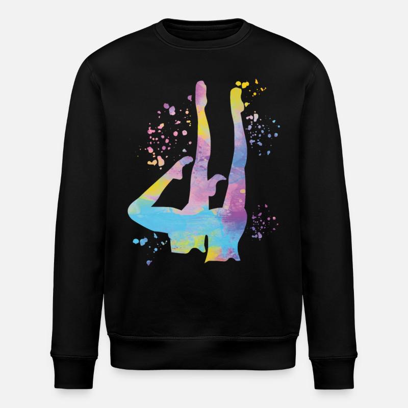 Artistic Swim Team Synchronschwimmen - Stanley/Stella Unisex Bio-Sweatshirt ROLLER - Schwarz