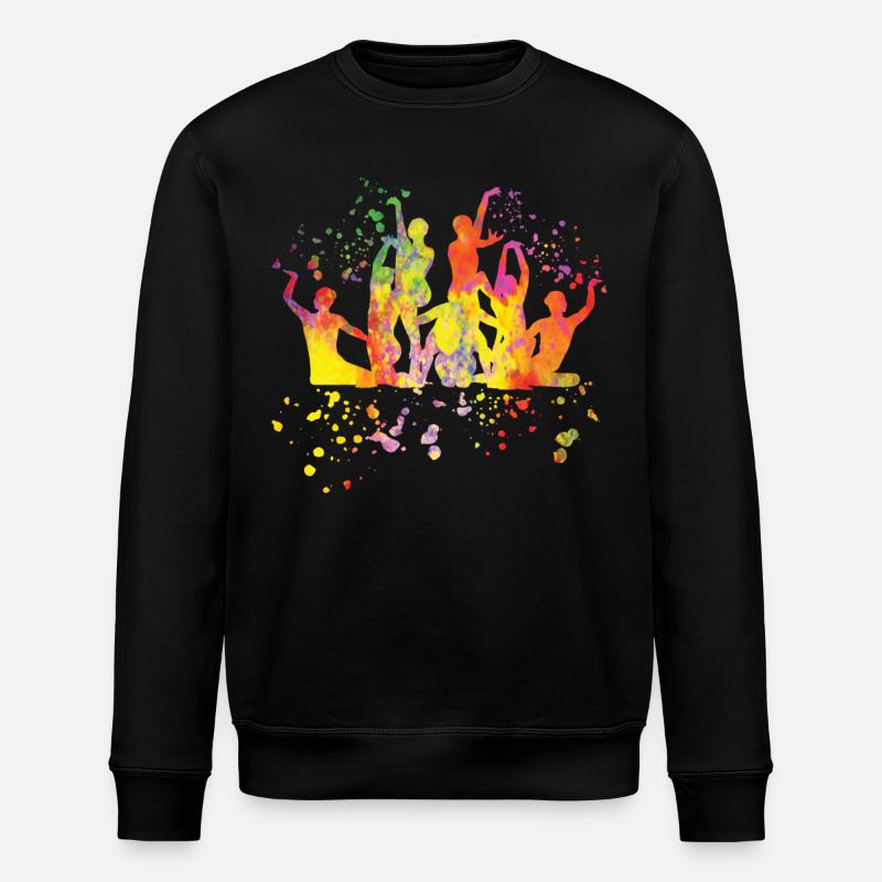 Artistic Swim Team Synchronschwimmen - Stanley/Stella Unisex Bio-Sweatshirt ROLLER - Schwarz