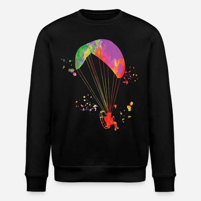 Parapente motorisé Paramoteur Paramoteur - Sweat bio ROLLER Stanley/Stella Unisexe - noir