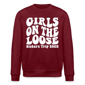 Le voyage des sœurs Girls On The Loose 2025 - Sweat bio ROLLER Stanley/Stella Unisexe - bordeaux - Devant - Nik (191cm)