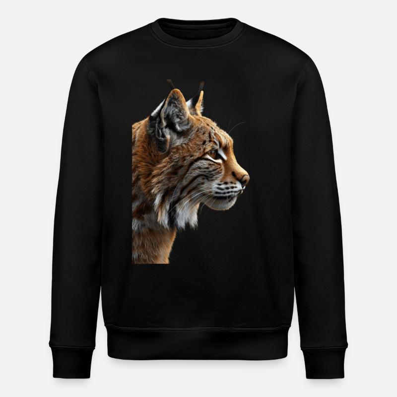 Bobcat - Stanley/Stella ROLLER Unisex Organic Sweatshirt - black