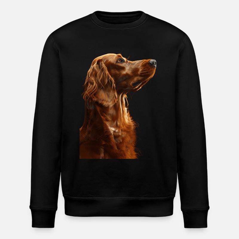 Irish Setter - Stanley/Stella Unisex Bio-Sweatshirt ROLLER - Schwarz