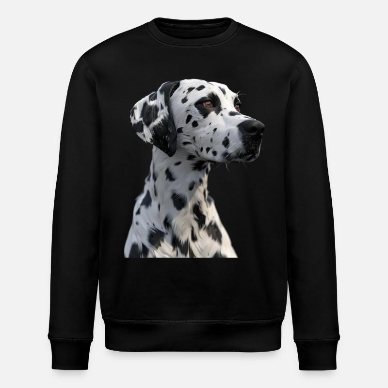 Dalmatiner - Stanley/Stella Unisex Bio-Sweatshirt ROLLER - Schwarz