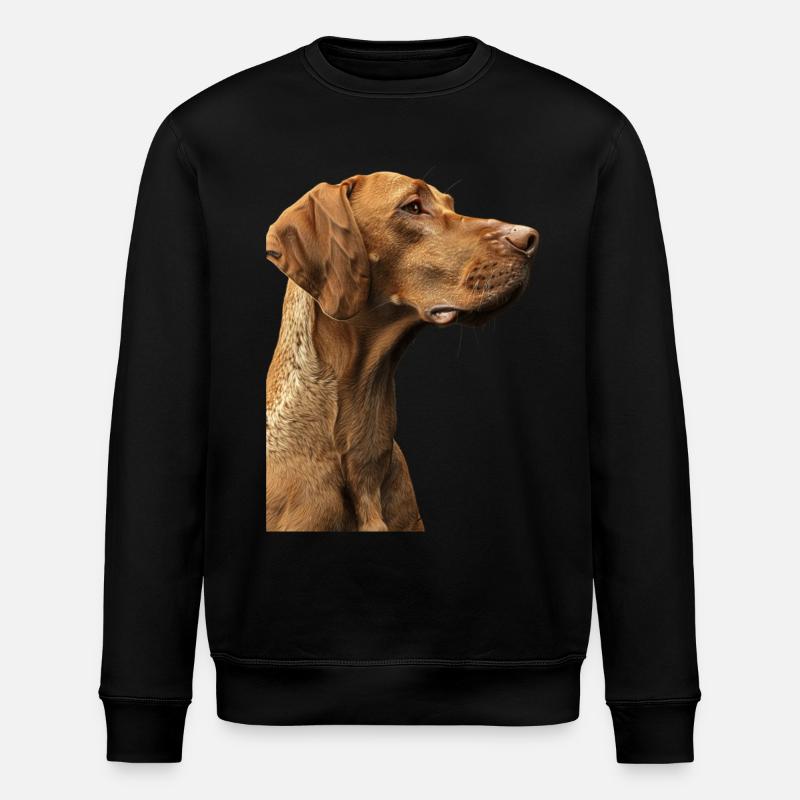 Vizsla - Stanley/Stella Unisex Bio-Sweatshirt ROLLER - Schwarz