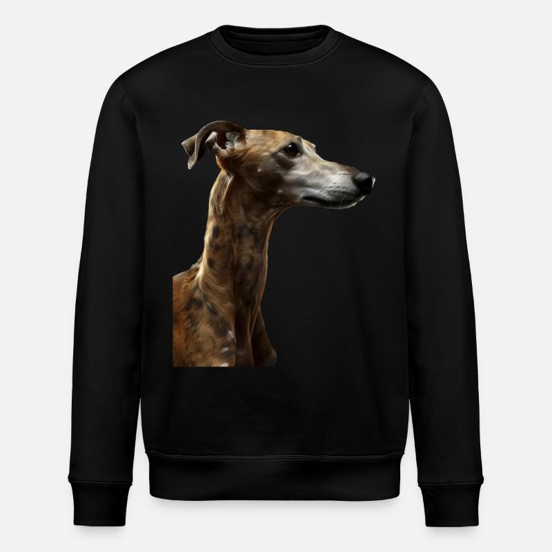 Whippet - Stanley/Stella ROLLER Unisex Organic Sweatshirt - black