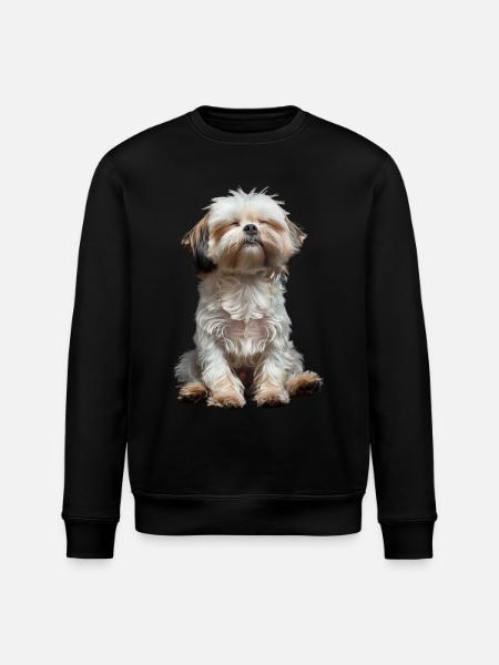 Shih Tzu - Stanley/Stella ROLLER Unisex Organic Sweatshirt - black