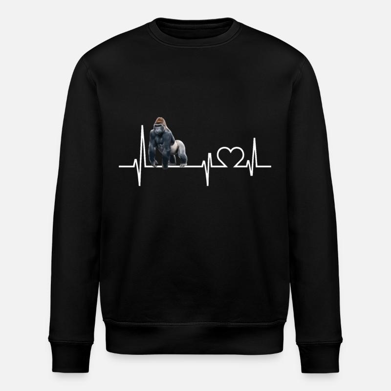 Gorille - Sweat bio ROLLER Stanley/Stella Unisexe - noir