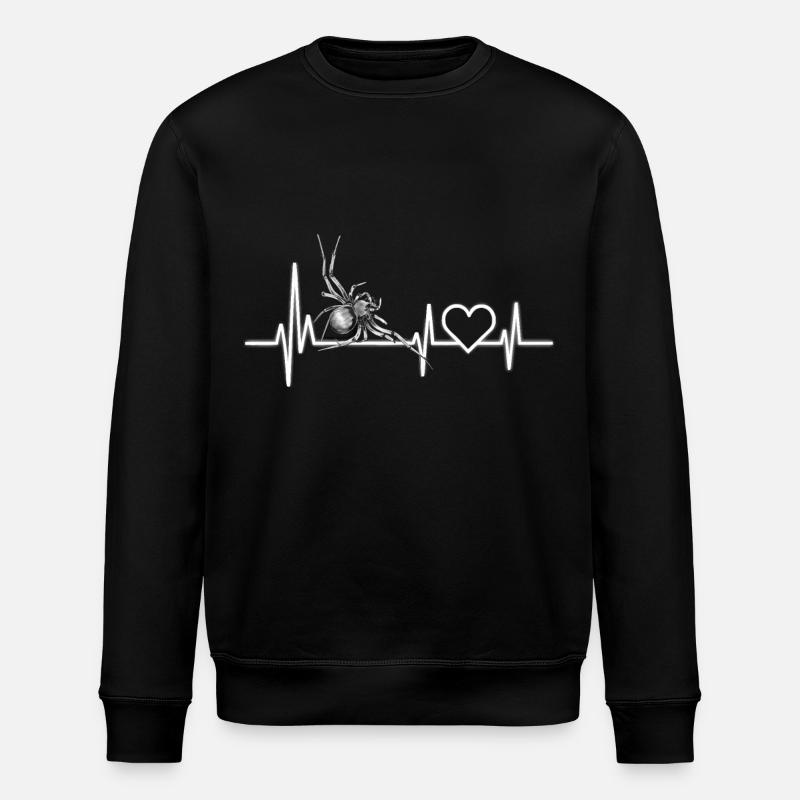 Spinne - Stanley/Stella Unisex Bio-Sweatshirt ROLLER - Schwarz