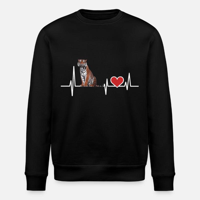 Tigre - Sweat bio ROLLER Stanley/Stella Unisexe - noir